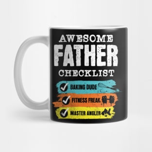 Awesome father checklist Mug